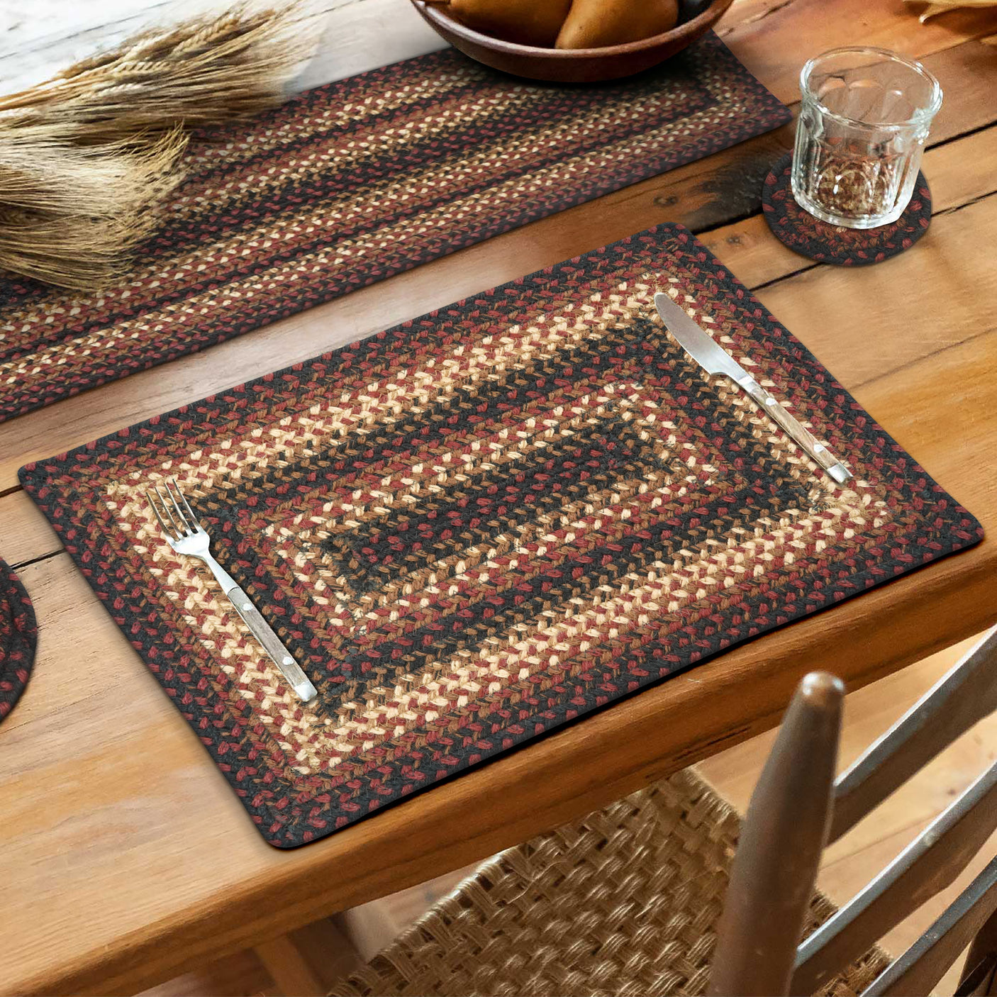 Prescott Black Braided Accessories