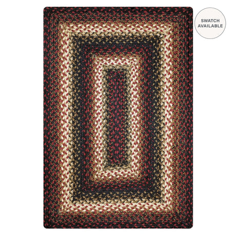 Prescott Black Braided Jute Rug