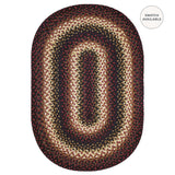 Prescott Black Braided Jute Oval Rugs
