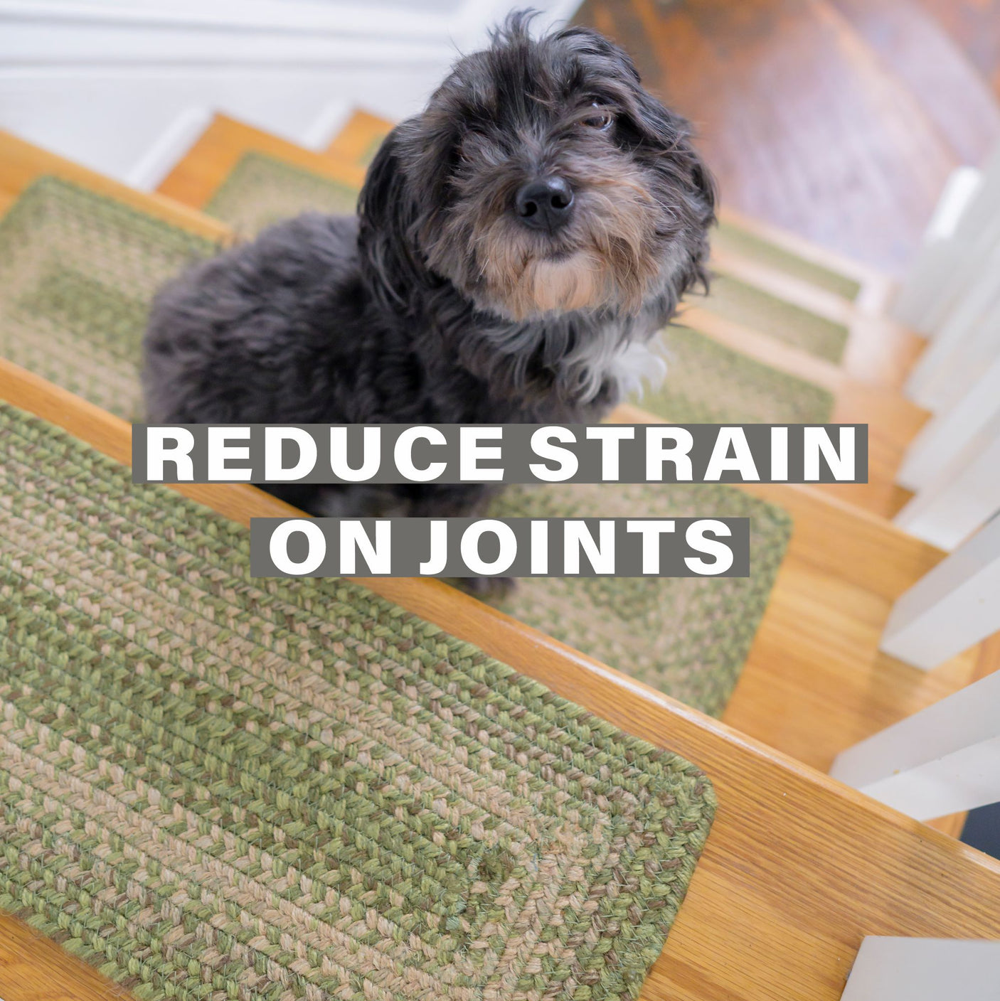 Grassland Green Jute Stair Tread