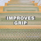 Grassland Green Jute Stair Tread