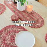 Apple Pie Red Jute Braided Accessories