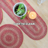 Apple Pie Red Jute Braided Accessories