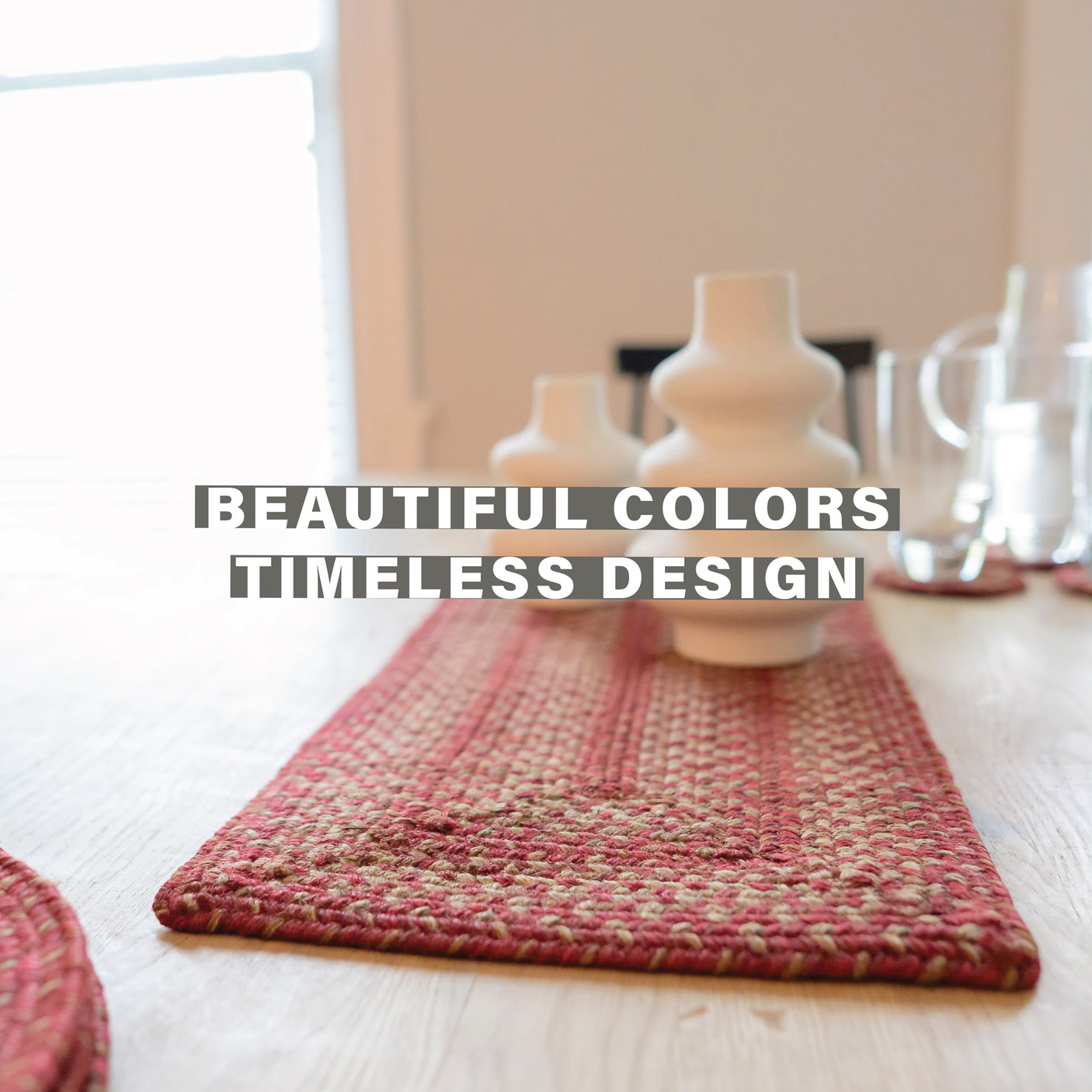 Apple Pie Red Jute Braided Accessories