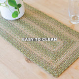 Grassland Green Jute Braided Accessories