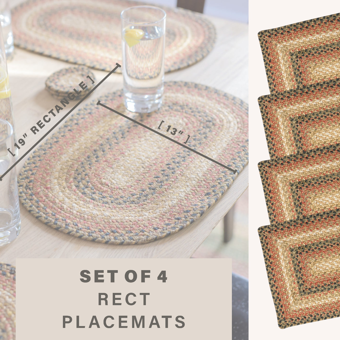 Russett Brown Braided Accessories