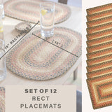 Russett Brown Braided Accessories