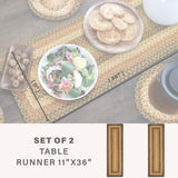 Russett Brown Braided Accessories