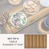 Russett Brown Braided Accessories