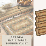 Russett Brown Braided Accessories