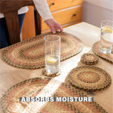 Russett Brown Braided Accessories