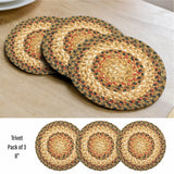 Russett Brown Braided Accessories