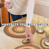 Russett Brown Braided Accessories