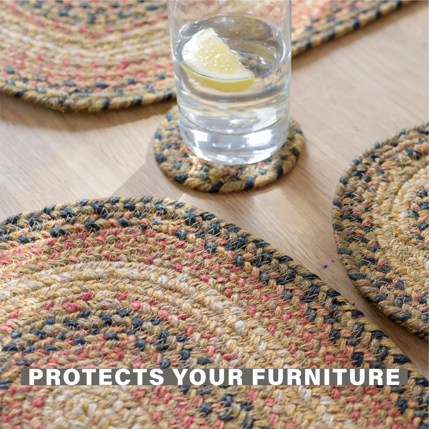 Russett Brown Braided Accessories