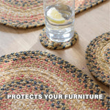 Russett Brown Braided Accessories