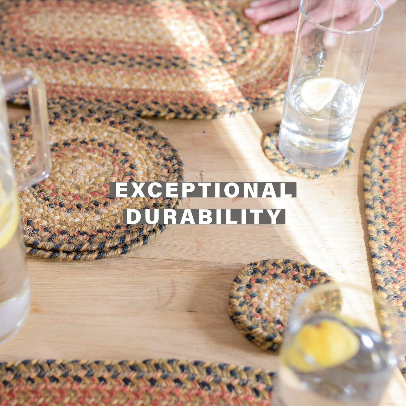 Russett Brown Braided Accessories