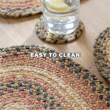 Russett Brown Braided Accessories