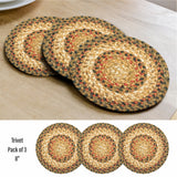 Russett Brown Braided Accessories