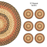 Best Brown Braided Accessories for Kitchen and  Living Room Placemats