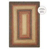 Russett Jute Brown Braided Rug