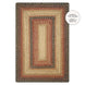 Russett Jute Brown Braided Rug