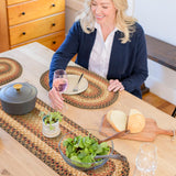 Russett Brown Braided Accessories