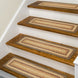 Russett Brown - Beige Jute Stair Tread