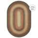 Russett Jute Brown Oval Braided Rugs
