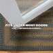 Salem Black Jute Braided Oval Rugs