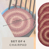 Autumn Maple Burgundy Jute Braided Accessories