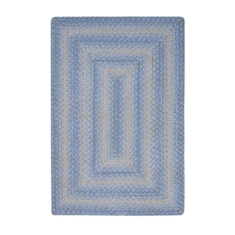 Sky Blue Jute Braided Area Rug for indoor/outdoor use, perfect for entryways, kitchens, living rooms, bedrooms, and pets.