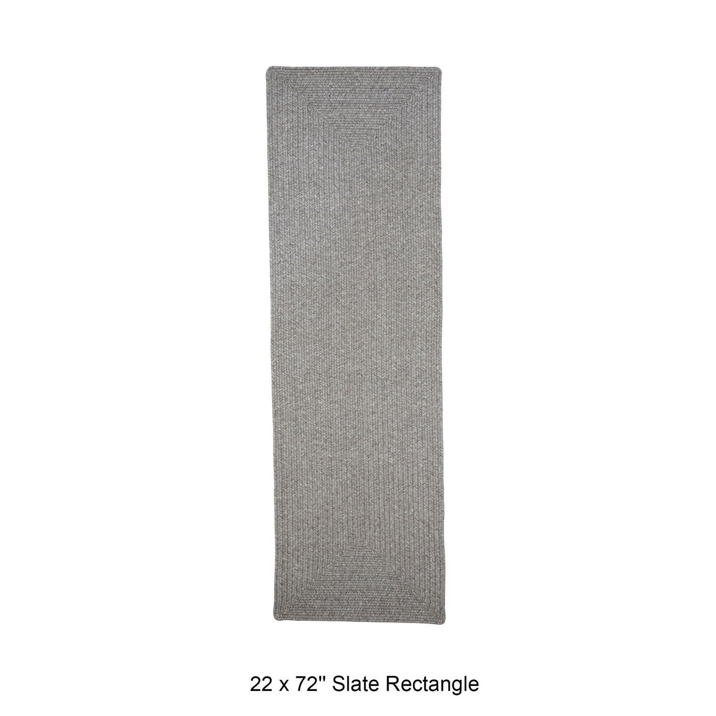 Slate Grey Braided Rugs