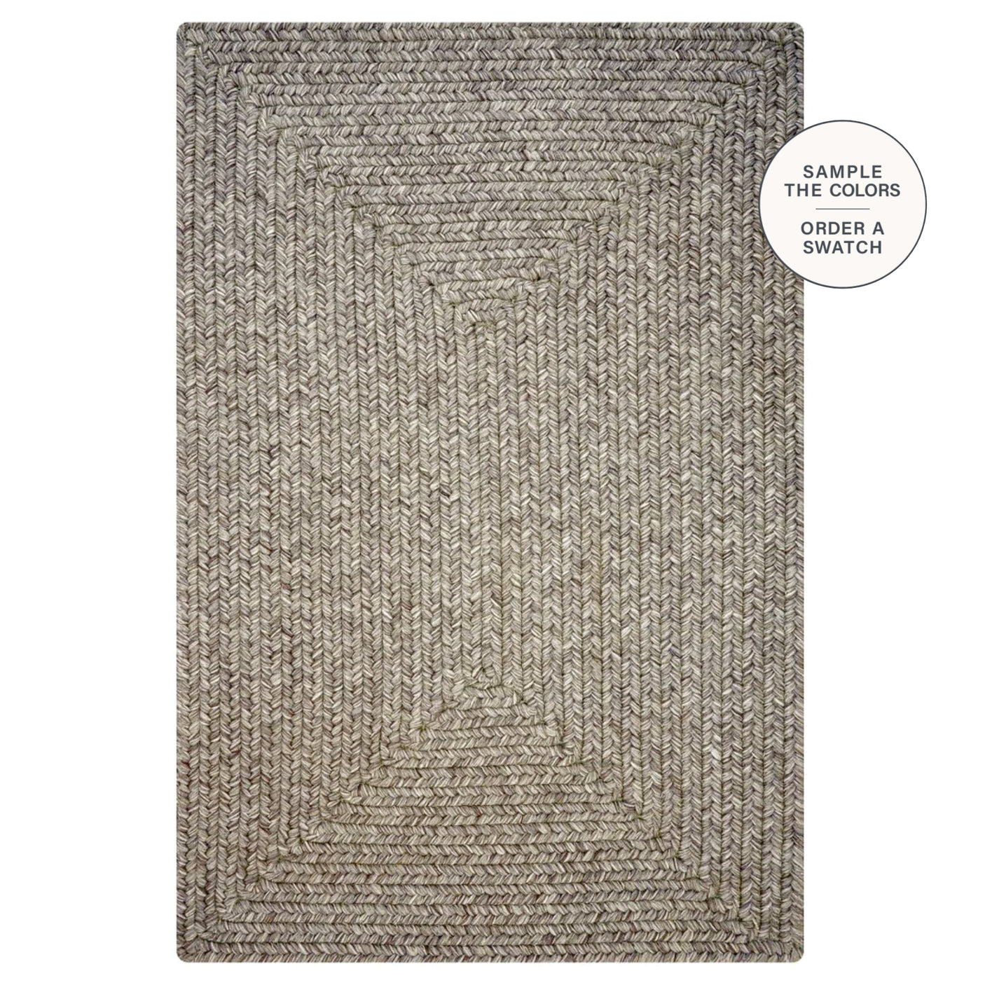 Slate Grey Braided Rugs