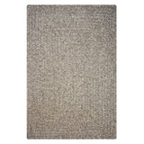 Slate Light Grey Rectangular UD Braided Rug