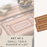 Amber Leaf Red Jute Braided Accessories