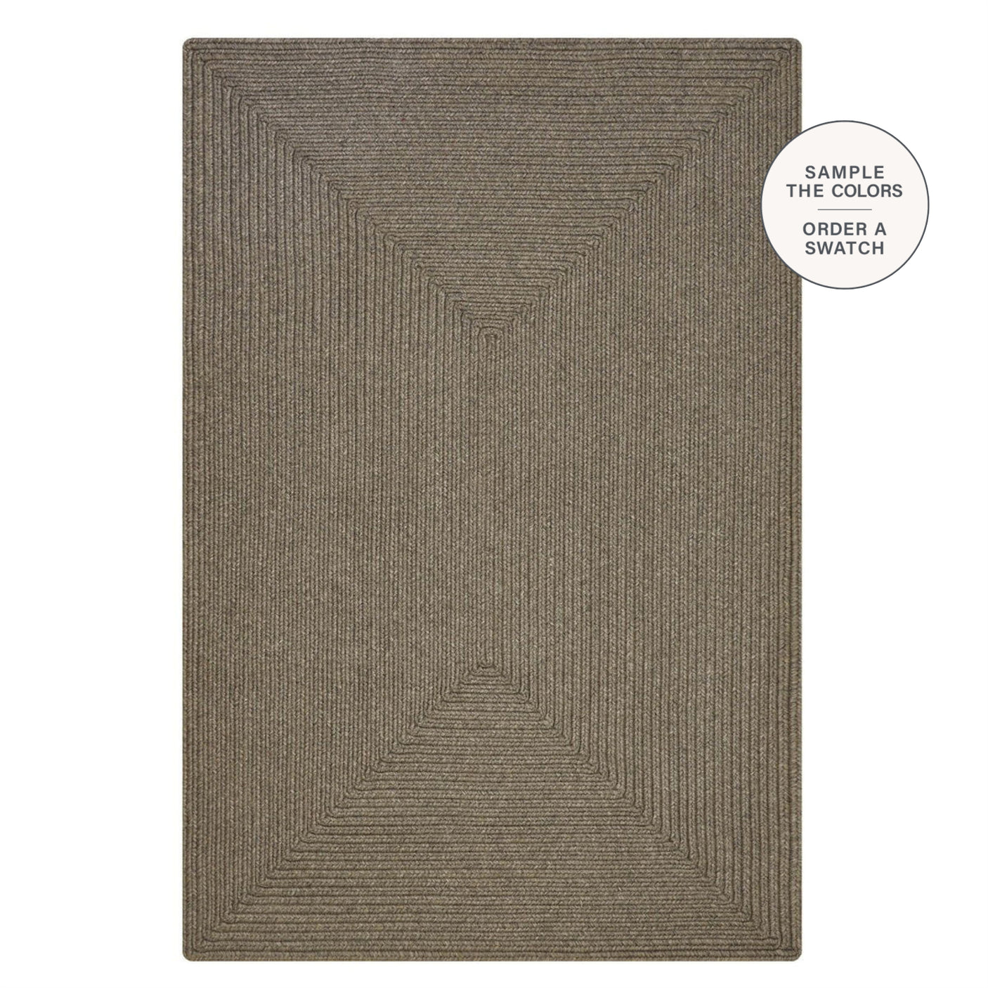 Smoke Grey Braided Rugs