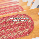 Apple Pie Red Jute Braided Accessories