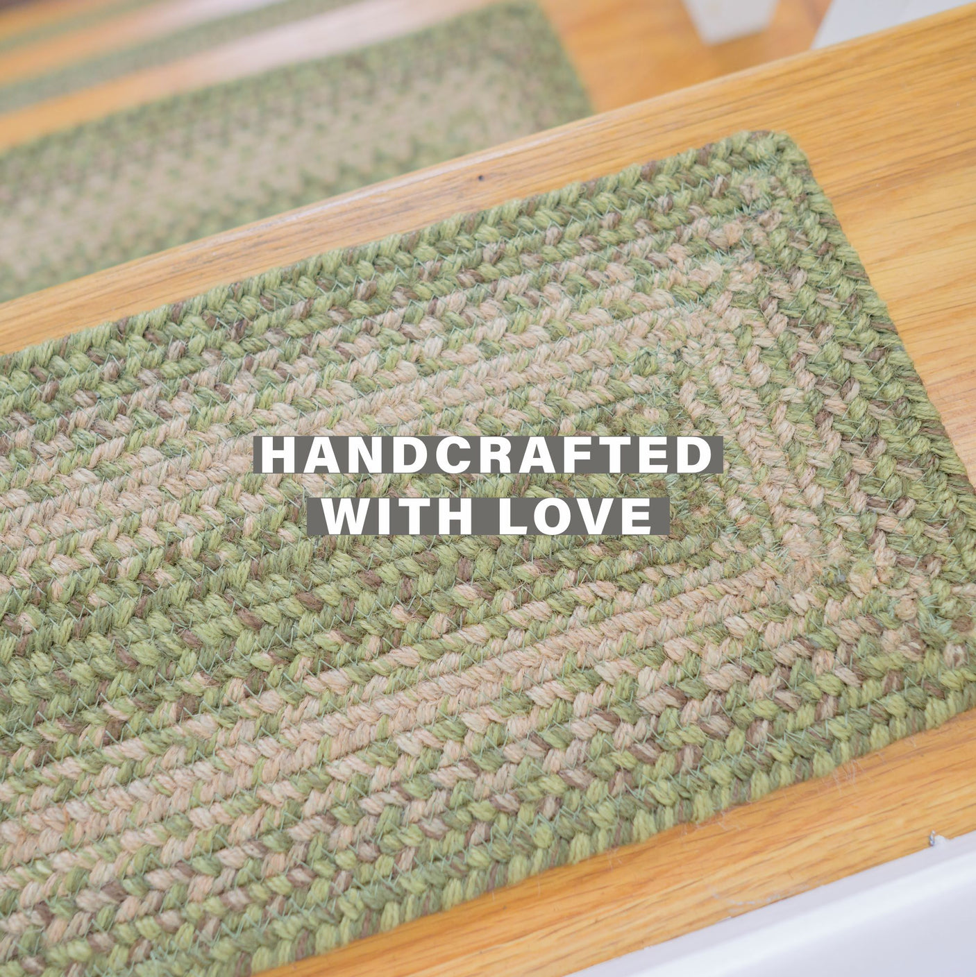 Grassland Green Jute Braided Accessories