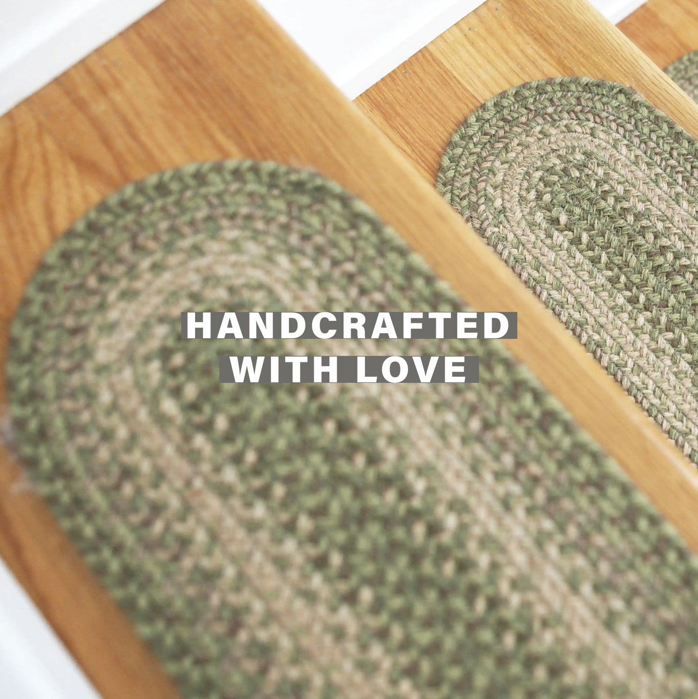 Grassland Green Jute Braided Accessories