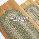 Grassland Green Jute Braided Accessories