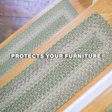 Grassland Green Jute Braided Accessories