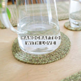 Grassland Green Jute Braided Accessories