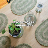 Grassland Green Jute Braided Accessories