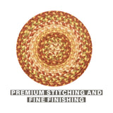 Amber Leaf Red Jute Braided Accessories