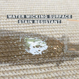 Biscuit Brown Oval Braided Rug – pet-friendly, durable, ideal for indoor/outdoor, entryway, bedroom, kitchen, or living room.