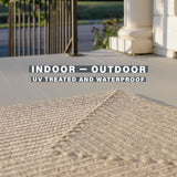 Biscuit Brown Oval Braided Rug – pet-friendly, durable, ideal for indoor/outdoor, entryway, bedroom, kitchen, or living room.