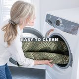 Best washable Ridge Green Ultra Durable Braided Oval Rug 