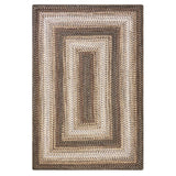 Wildwood Brown Braided Rectangular Rugs