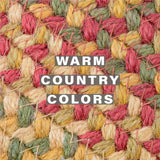 Cider Barn Red Jute Braided Chairpad