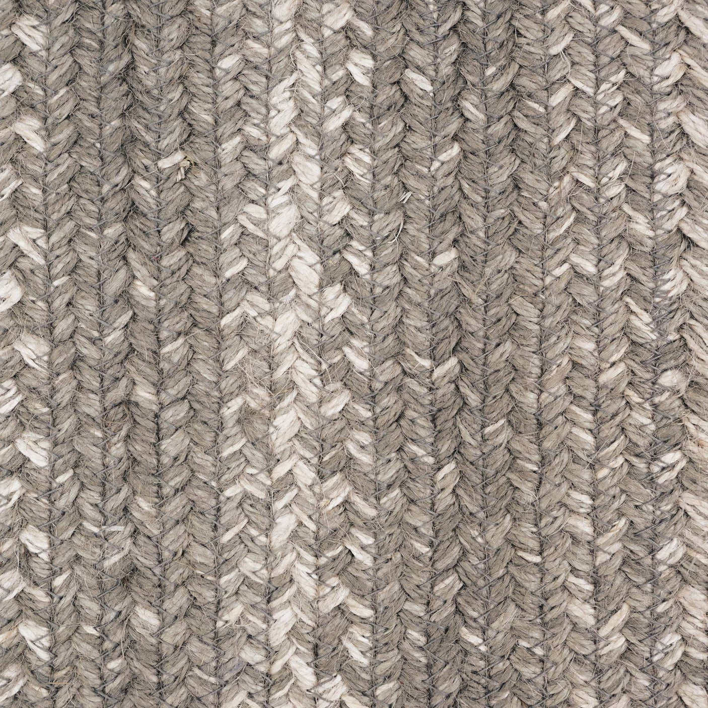 Zoom Grey Cloud Jute Braided Rug   